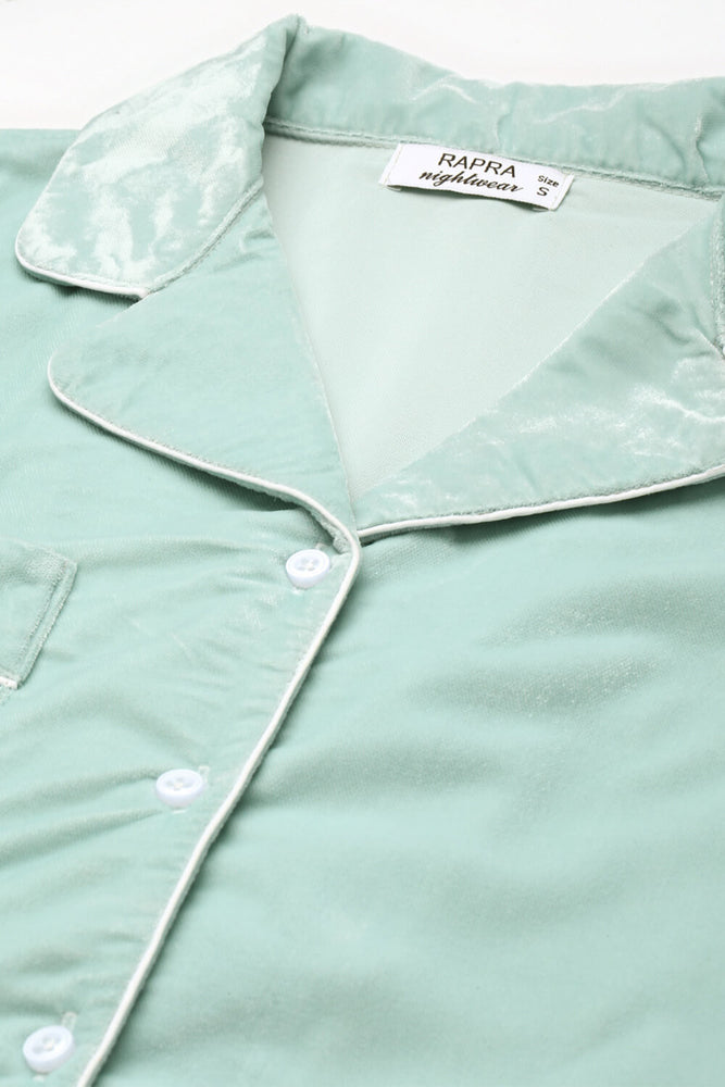 Load image into Gallery viewer, SEA GREEN VELVET