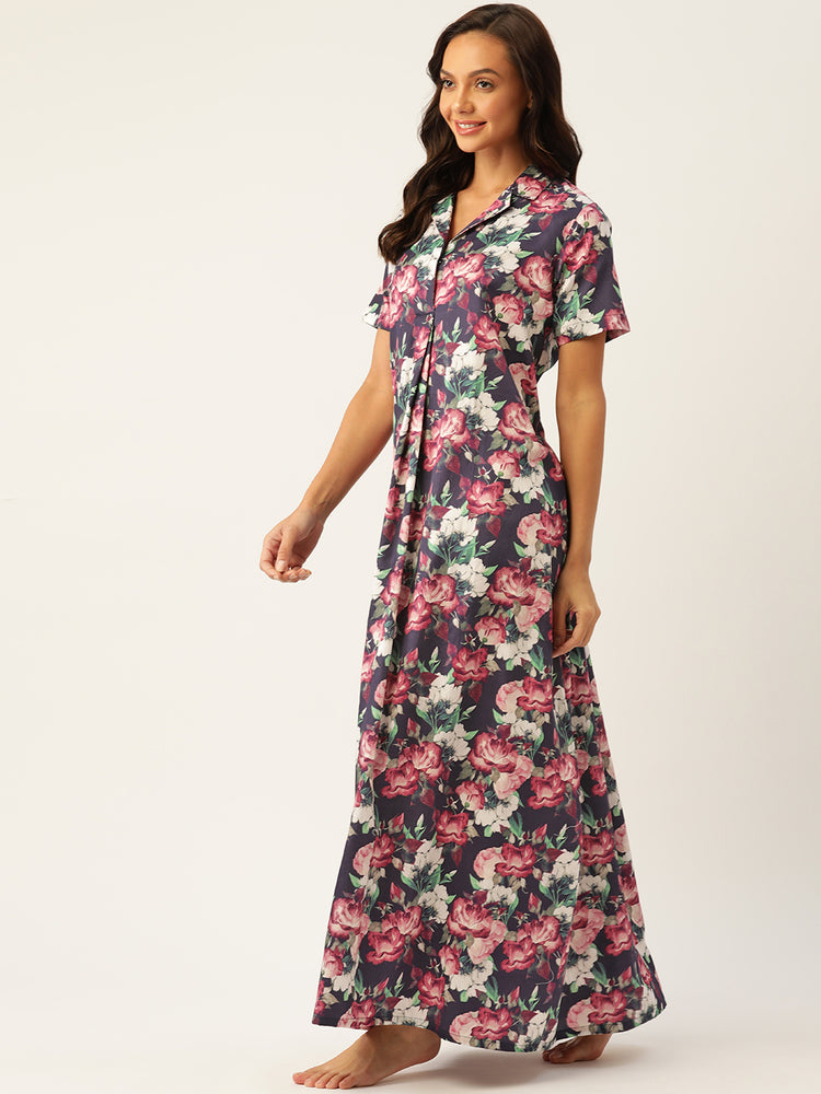 Load image into Gallery viewer, VINTAGE FLORAL GOWN