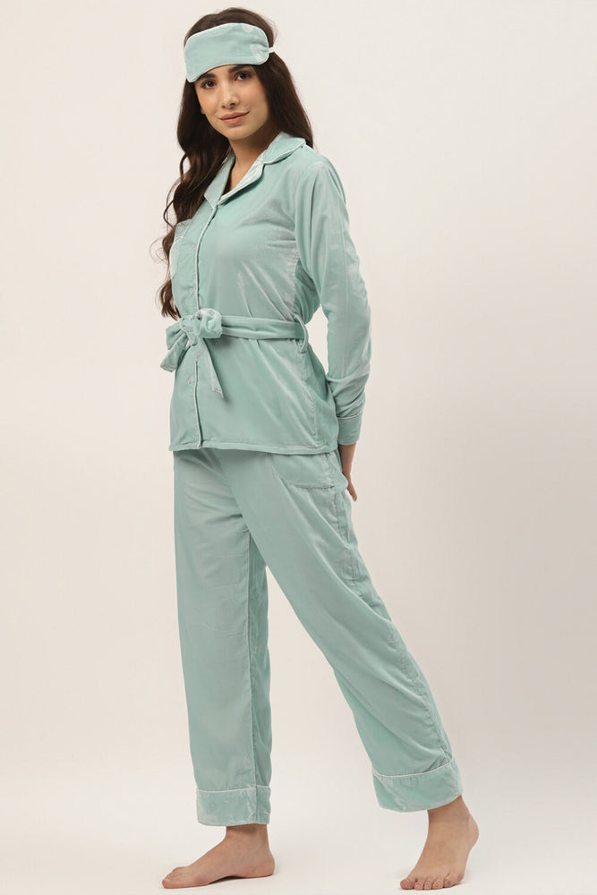 Load image into Gallery viewer, SEA GREEN VELVET