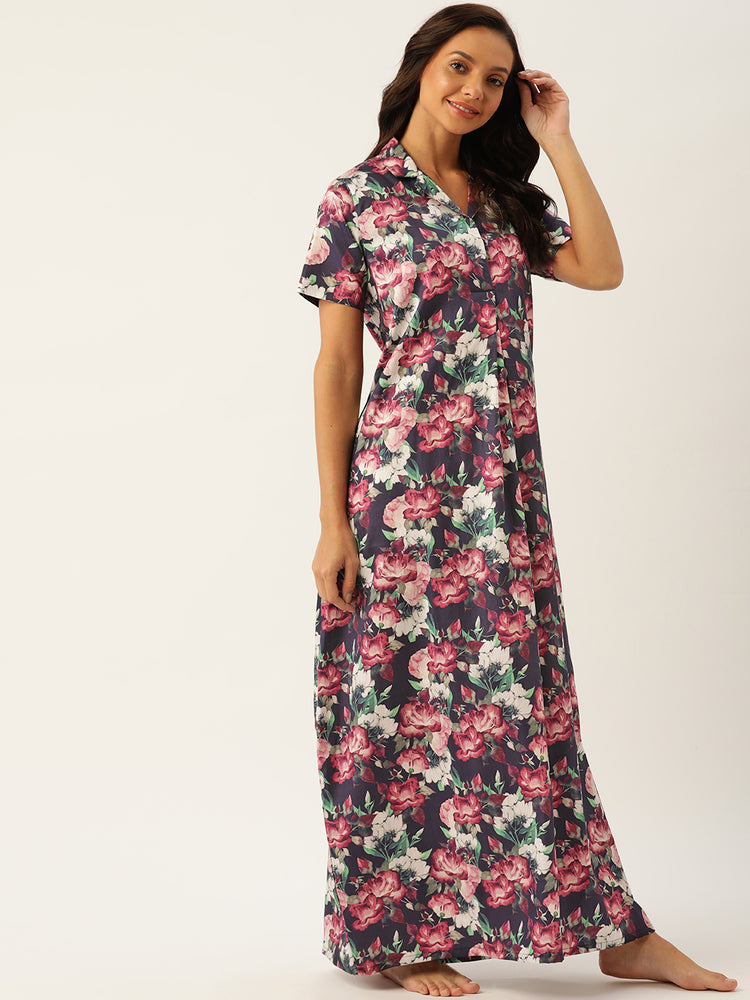 Load image into Gallery viewer, VINTAGE FLORAL GOWN