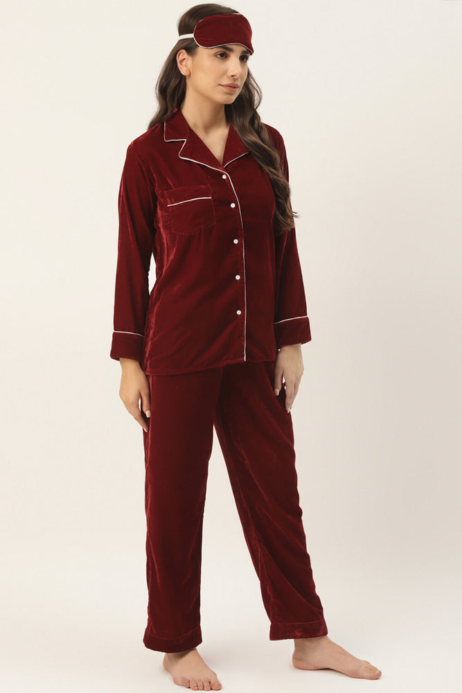 Load image into Gallery viewer, MAROON VELVET