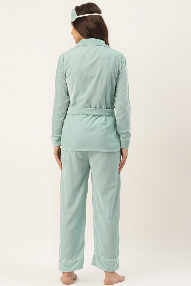 Load image into Gallery viewer, SEA GREEN VELVET