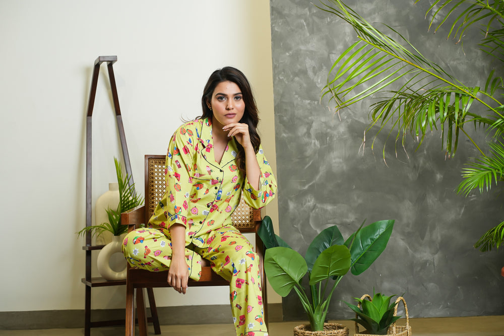 Load image into Gallery viewer, SOCIAL VEGAN CLUB - TWINNING PAJAMA SET