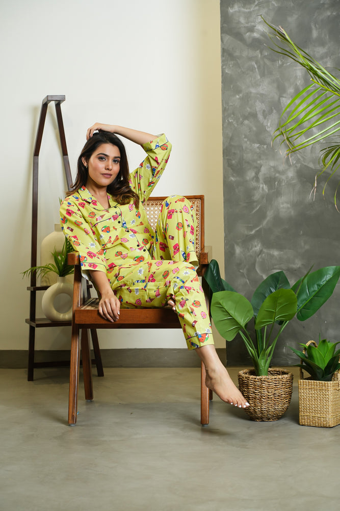 Load image into Gallery viewer, SOCIAL VEGAN CLUB - TWINNING PAJAMA SET