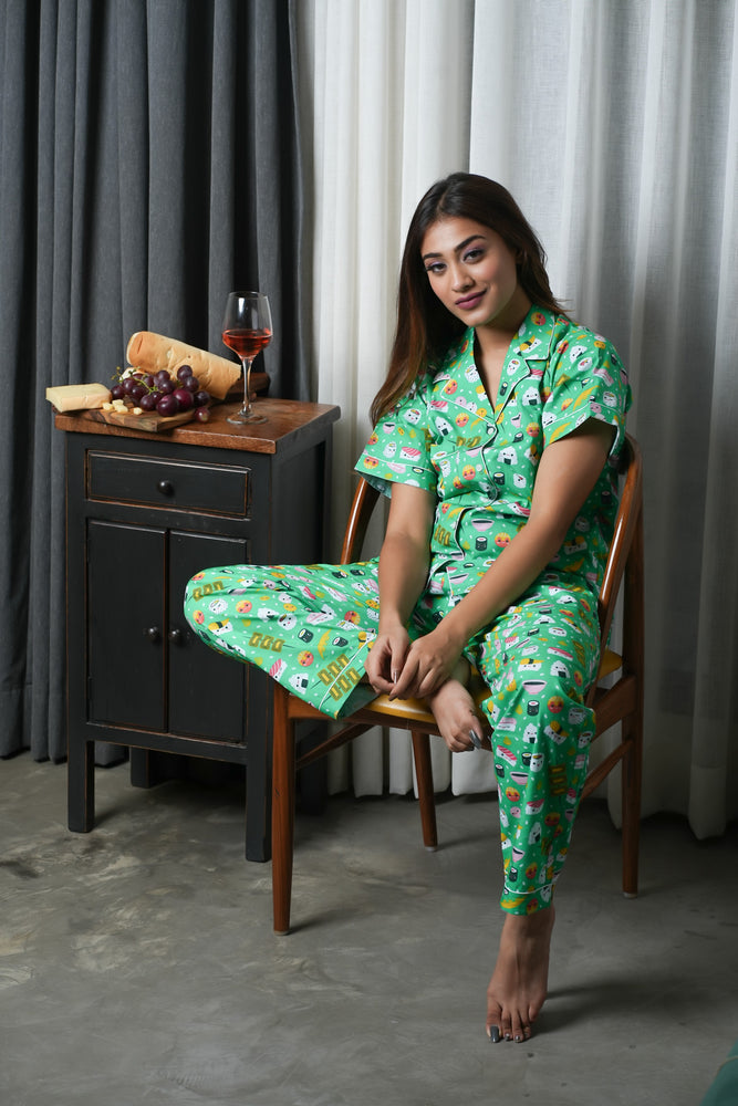 Load image into Gallery viewer, URAMAKI - TWINNING PAJAMA SET