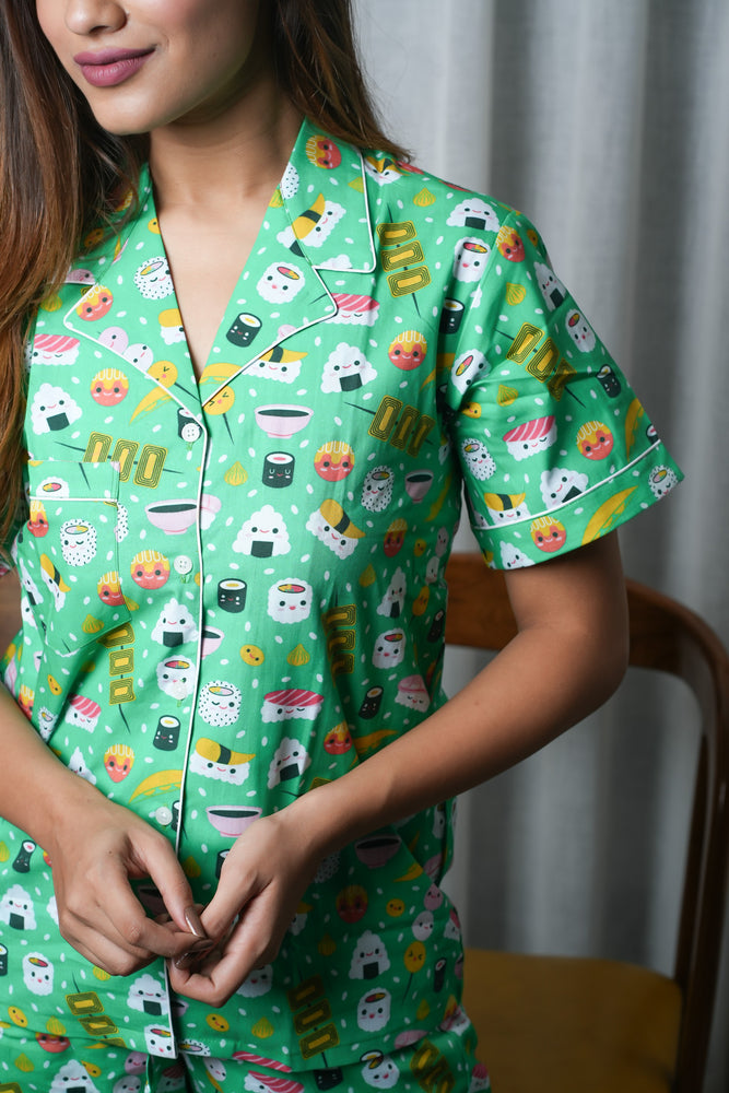 Load image into Gallery viewer, URAMAKI - TWINNING PAJAMA SET