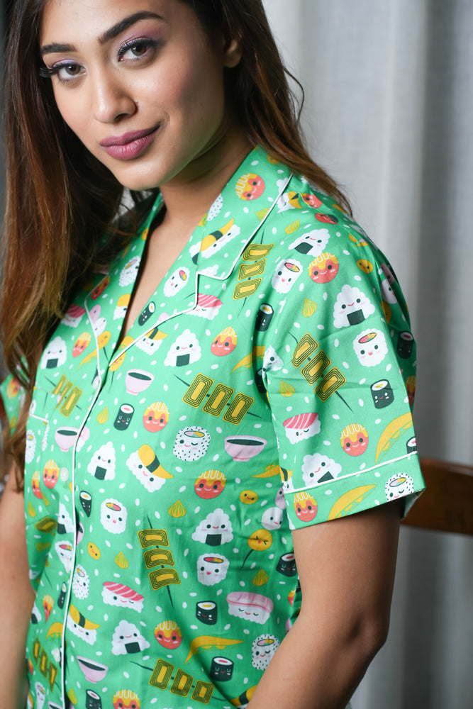 Load image into Gallery viewer, URAMAKI - TWINNING PAJAMA SET