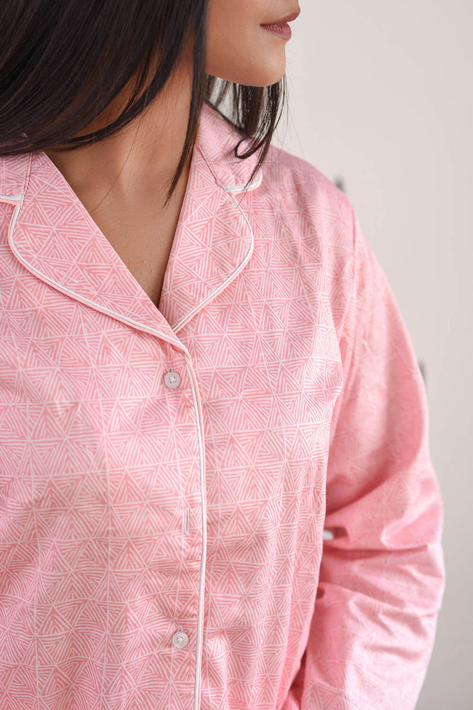 Load image into Gallery viewer, ABSTRACT: PEACH - TWINNING PAJAMA SET
