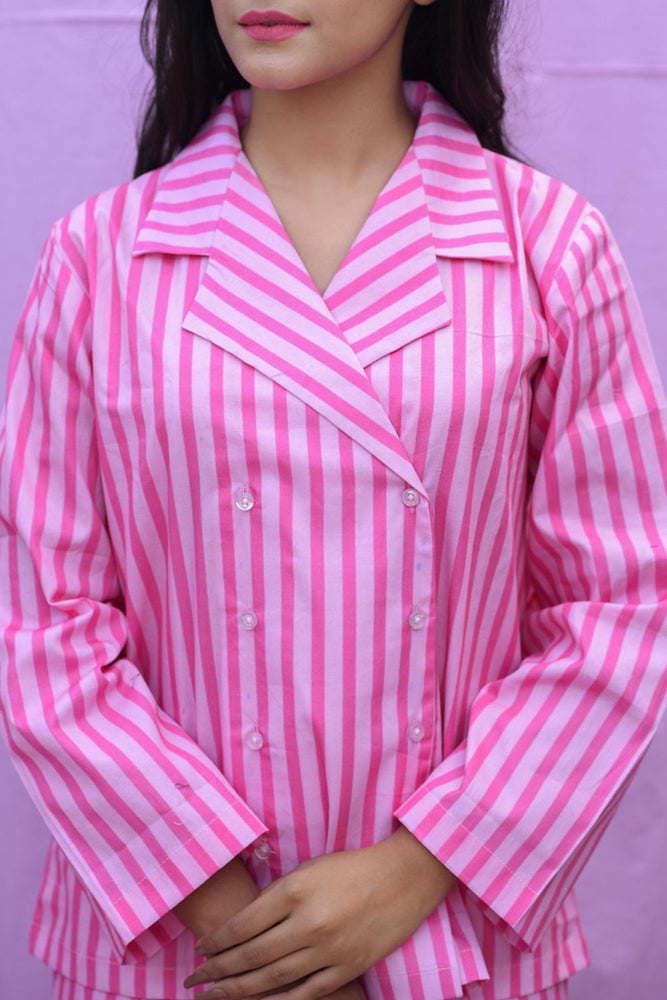 Load image into Gallery viewer, STRAWBERRY NUGGET - TWINNING PAJAMA SET