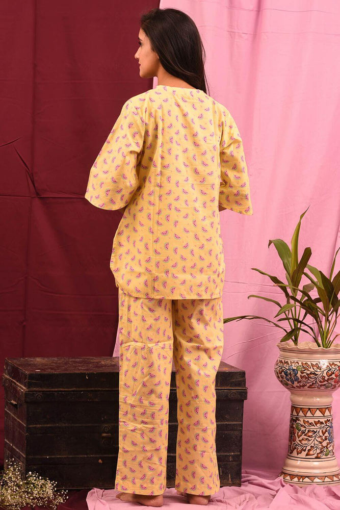 Load image into Gallery viewer, MELON BAR V NECK LOUNGE-WEAR SET