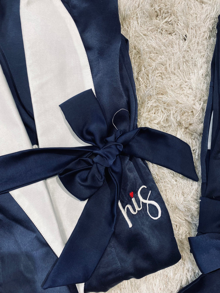 Load image into Gallery viewer, Luxe Satin Robes: Couples Set