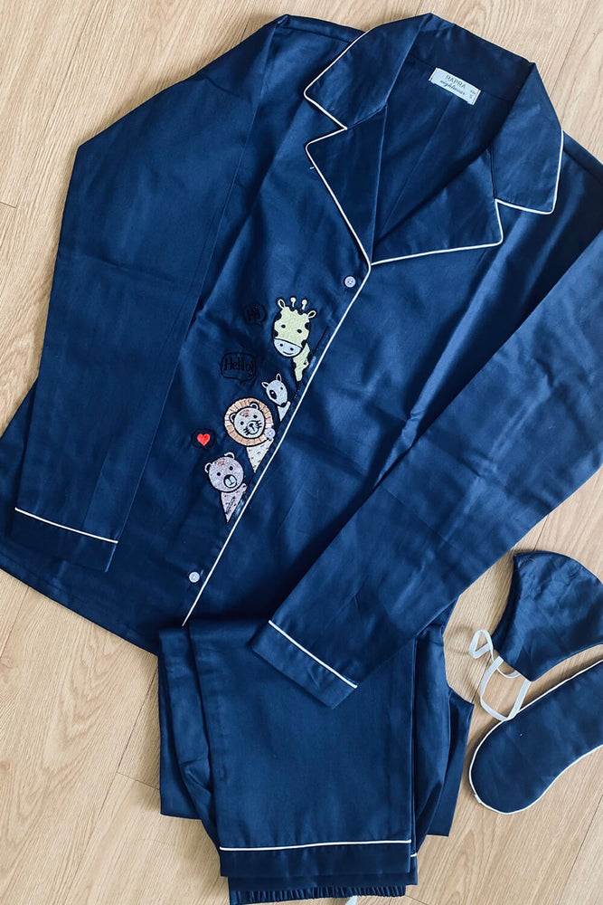 Load image into Gallery viewer, HELLO! HI! - NAVY BLUE