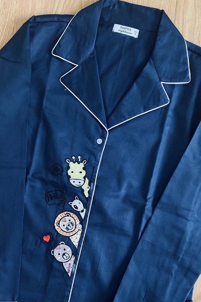 Load image into Gallery viewer, HELLO! HI! - NAVY BLUE