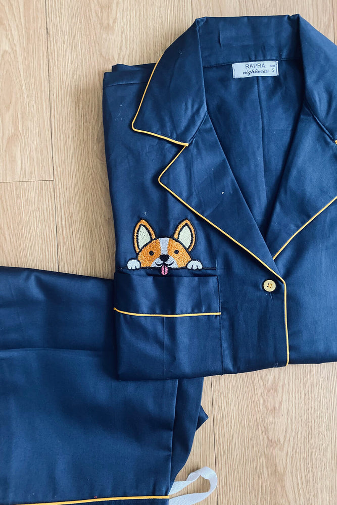 Load image into Gallery viewer, Peek-a-boo - Navy Blue