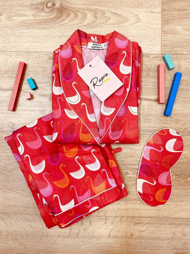 Load image into Gallery viewer, SWAN IN RED MINI