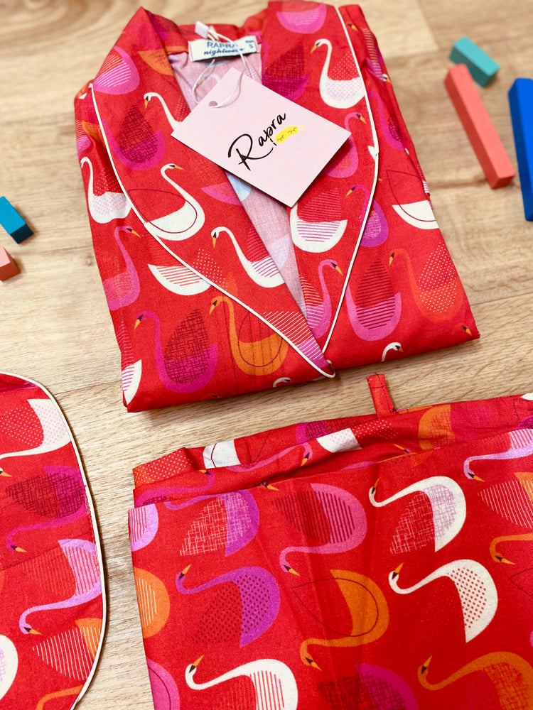 Load image into Gallery viewer, SWAN IN RED MINI