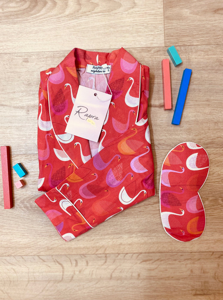 Load image into Gallery viewer, SWAN IN RED MINI