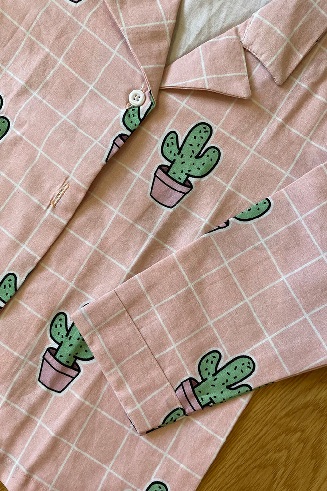 Load image into Gallery viewer, CHECK STRIPED CACTUS : MINI