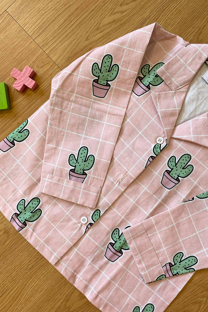 Load image into Gallery viewer, CHECK STRIPED CACTUS : MINI