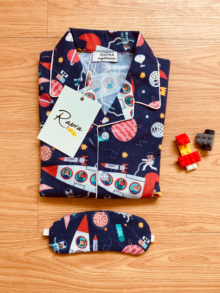 Load image into Gallery viewer, SPACEMAN - TWINNING PAJAMA SET