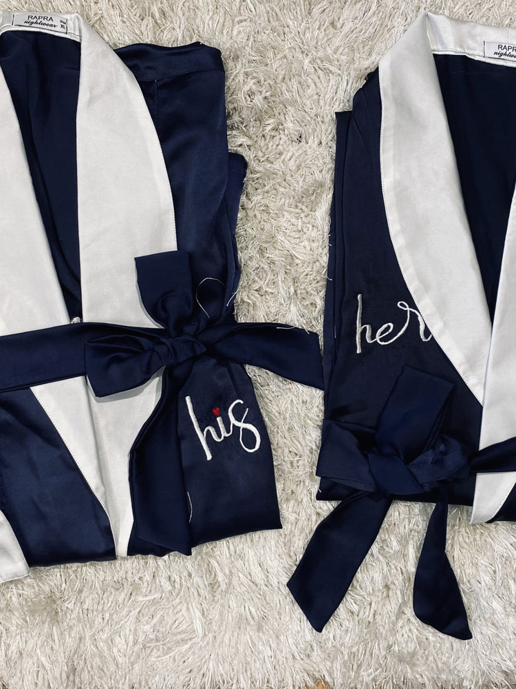 Load image into Gallery viewer, Luxe Satin Robes: Couples Set