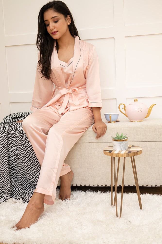 Load image into Gallery viewer, SHORT ROBE + SPAGHETTI SET