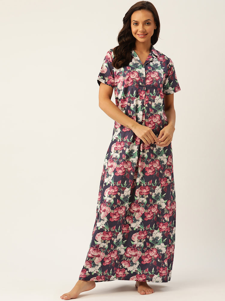Load image into Gallery viewer, VINTAGE FLORAL GOWN
