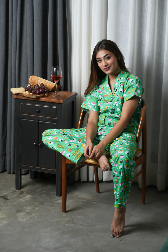 Load image into Gallery viewer, URAMAKI - TWINNING PAJAMA SET
