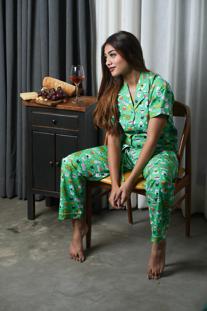 Load image into Gallery viewer, URAMAKI - TWINNING PAJAMA SET
