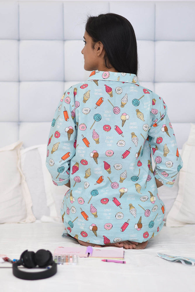 Load image into Gallery viewer, CANDY - TWINNING PAJAMA SET
