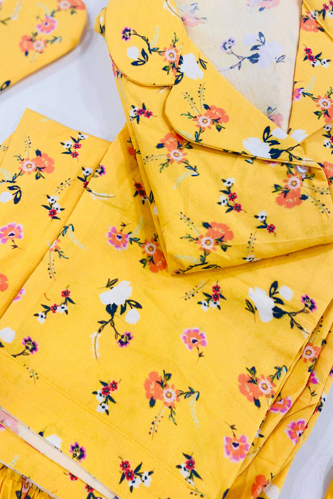 Load image into Gallery viewer, PEONY COMPLETE SET WITH ACCESSORIES - TWINNING PAJAMA SET
