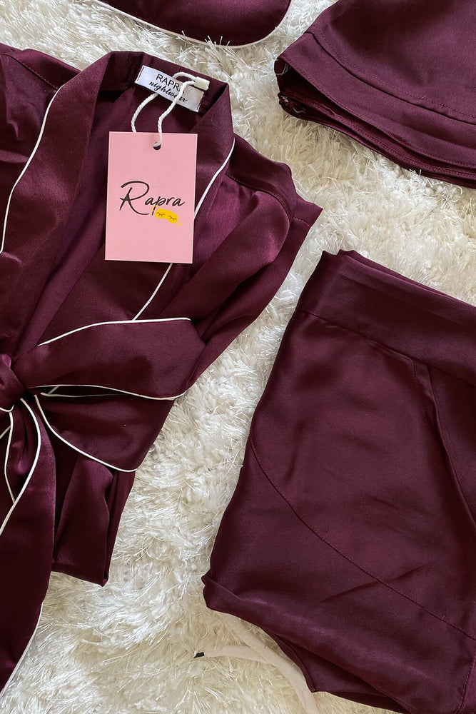 Load image into Gallery viewer, Luxe Satin Robe Set

