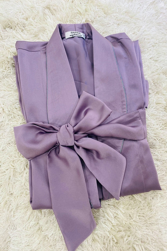Load image into Gallery viewer, WILD LAVENDER ROBE SET
