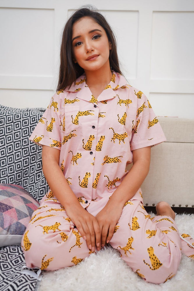 Load image into Gallery viewer, TIGRESS - TWINNING PAJAMA SET
