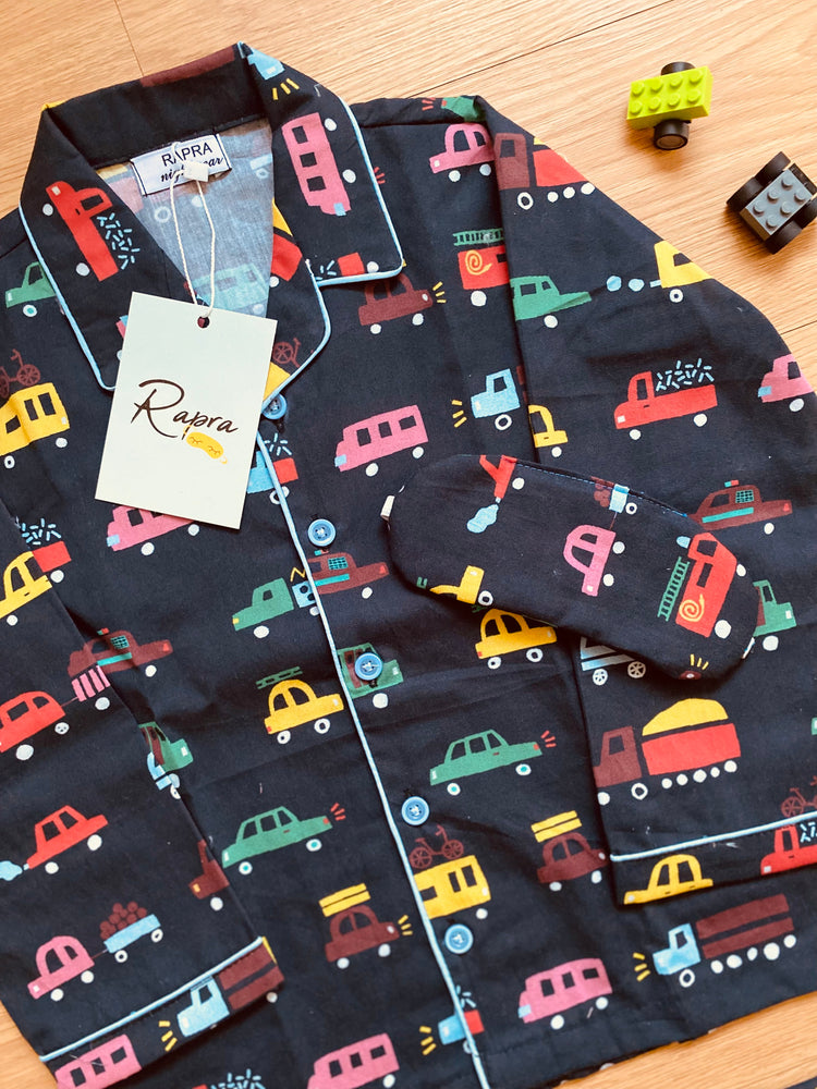 Load image into Gallery viewer, BABY TRUCK - TWINNING PAJAMA SET
